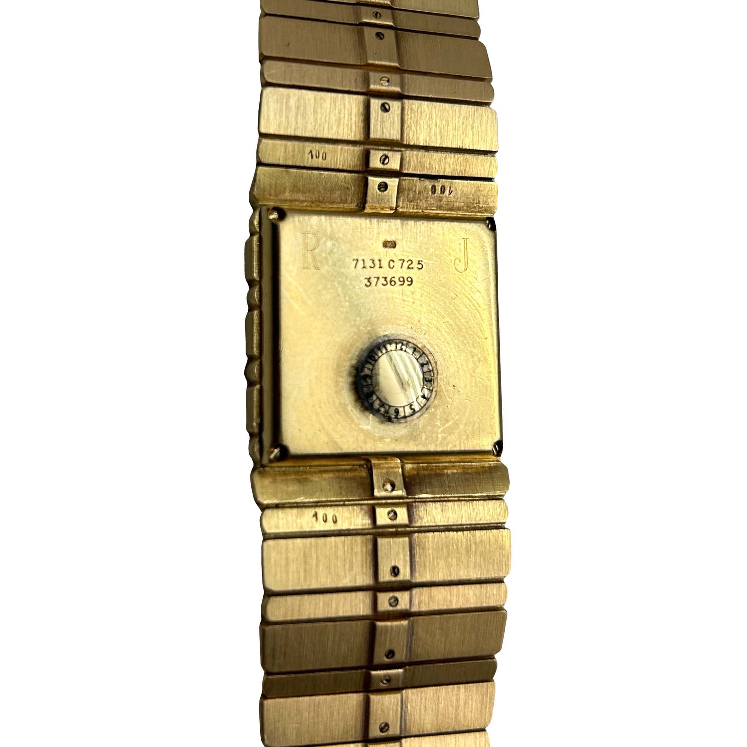 18K Piaget Polo Diamond Wristwatch Back