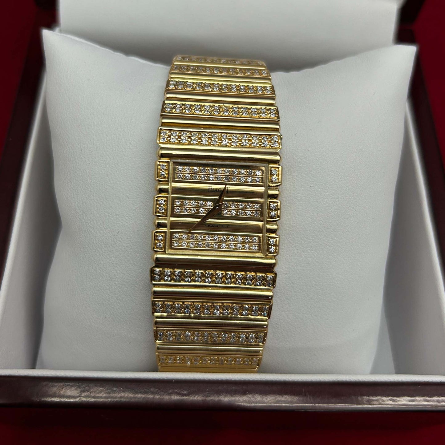 18K Piaget Polo Diamond Wristwatch