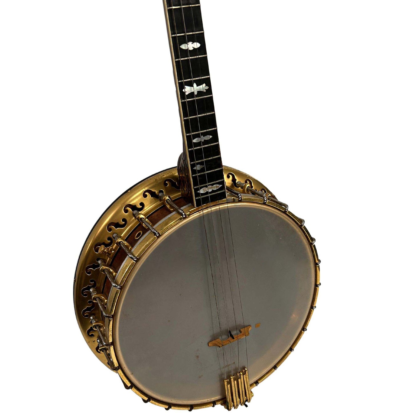 Bacon & Day Silver Bell Banjo Close Up View
