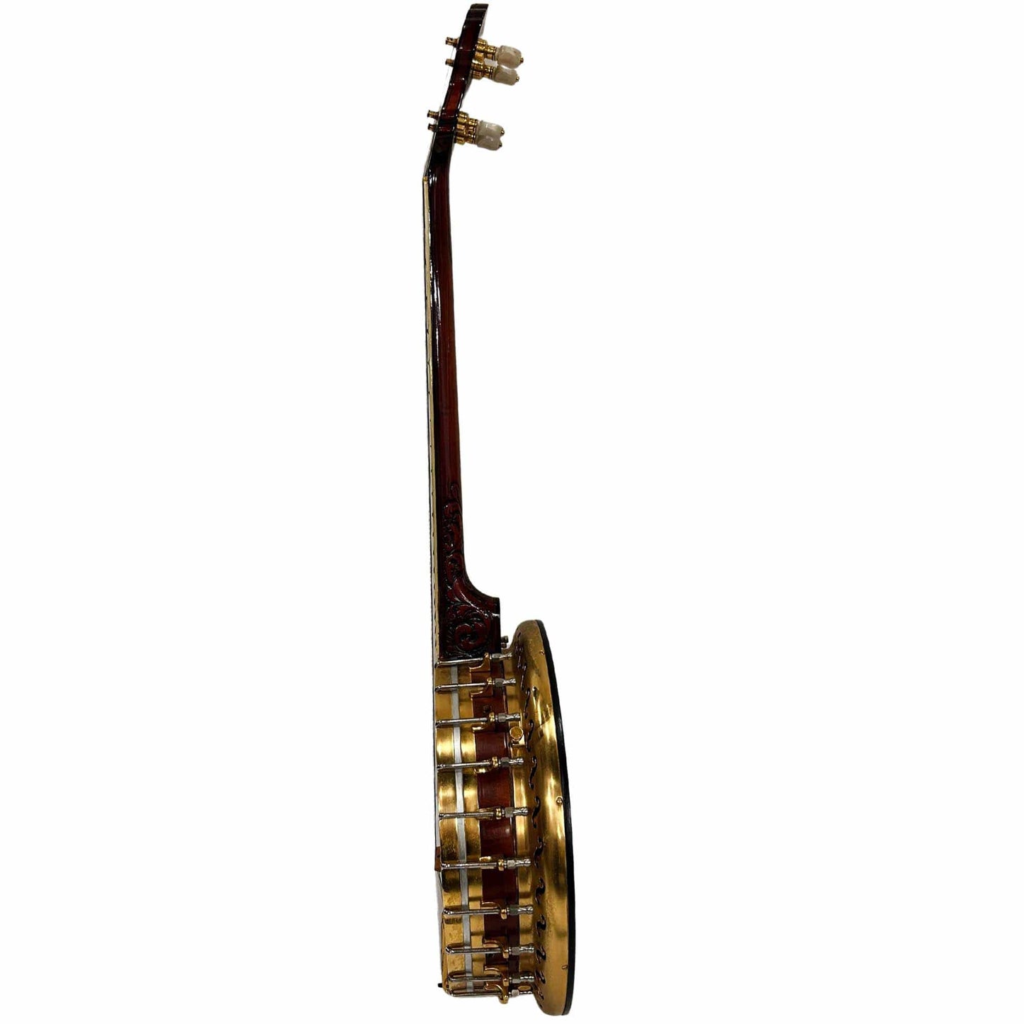 Bacon & Day Silver Bell Banjo Side View