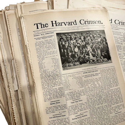 Harvard Crimson Catalog Collection Close View