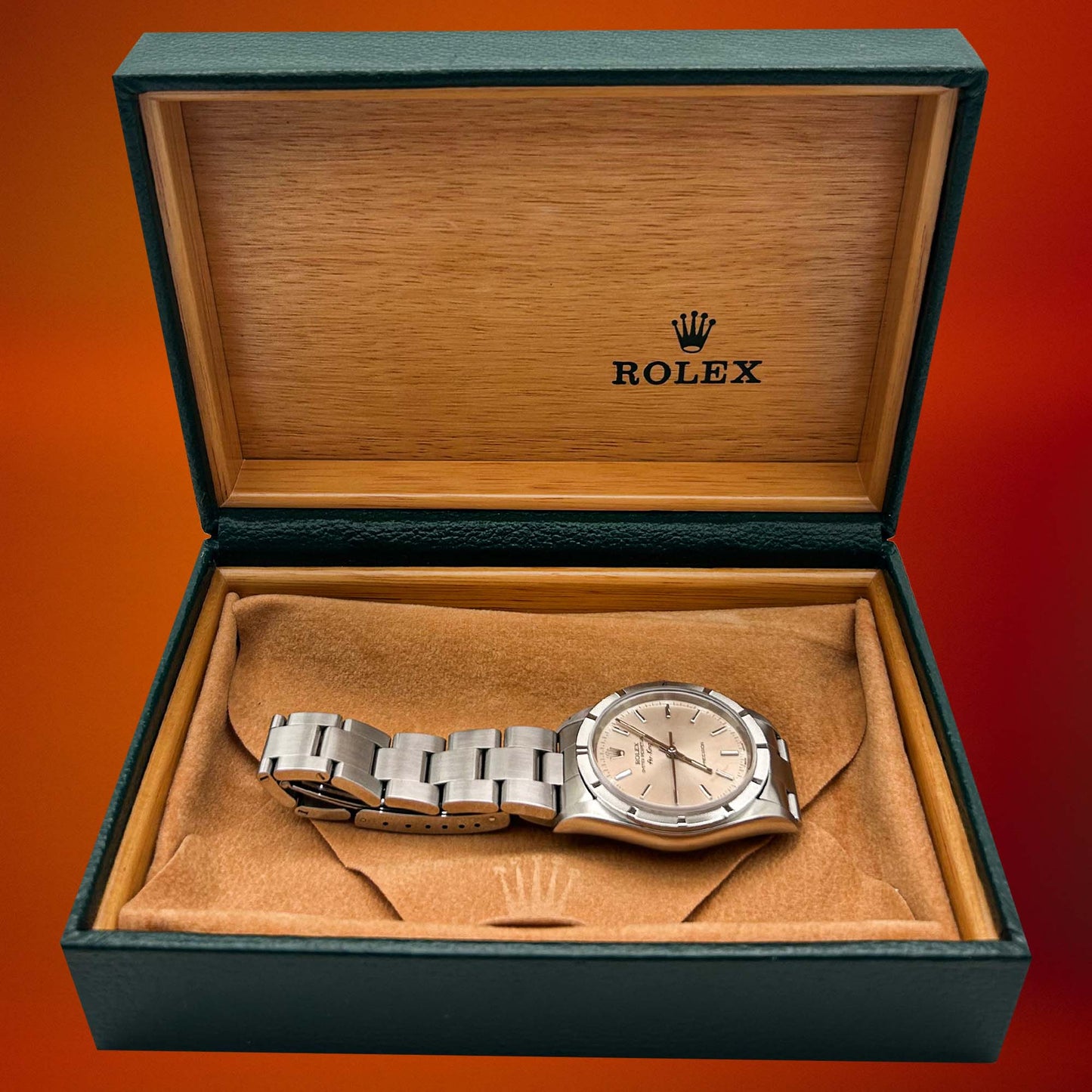 1997 Rolex Air King Wrist Watch Box 