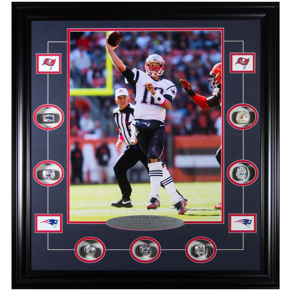 Tom Brady Championship 7 Rings Set Collection - Byt Shops