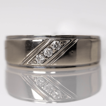 Triple Diamond Band Gold & Silver Pawn Shop