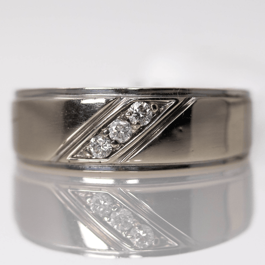 Triple Diamond Band Gold & Silver Pawn Shop