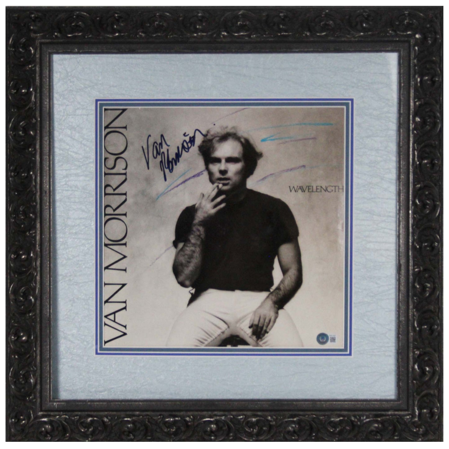 Van Morrison Signed Album Frame