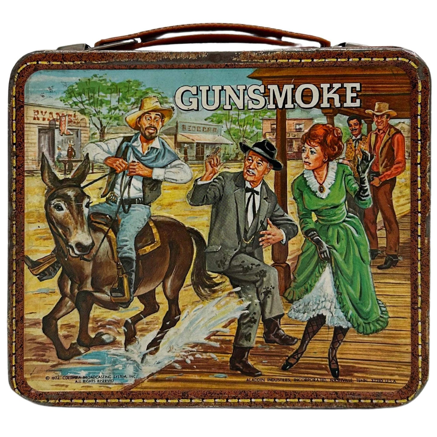 1972 Gunsmoke Lunchbox ZOOM