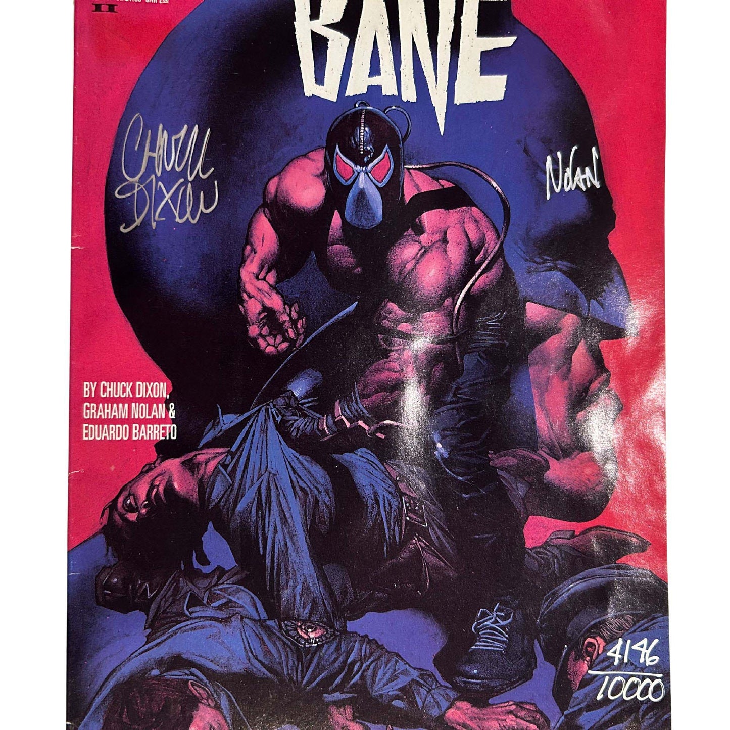 Batman Vengeance of Bane Signed Comic Book Autograph
