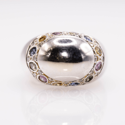 14K Multi-color Ring Gold & Silver Pawn Shop