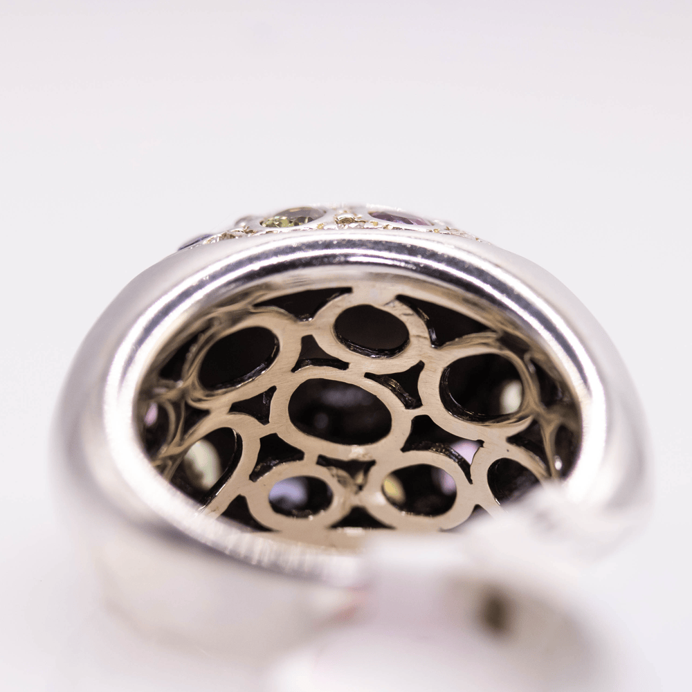 14K Multi-color Ring Gold & Silver Pawn Shop