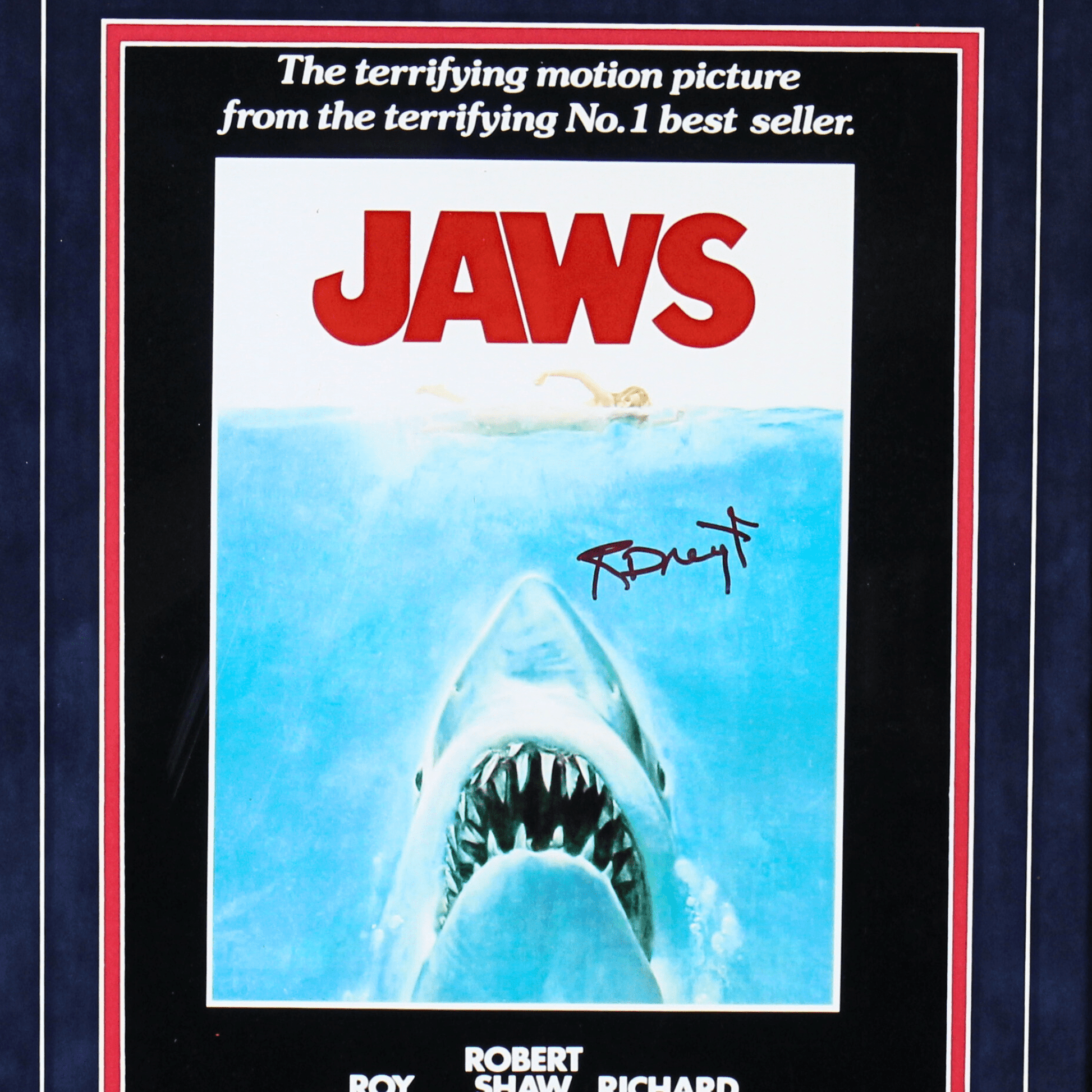 Richard Dreyfuss Autographed "Jaws" Memorabilia Signed