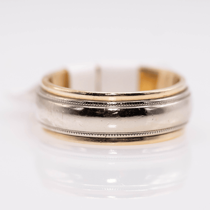 14KYG Wedding Band Gold & Silver Pawn Shop
