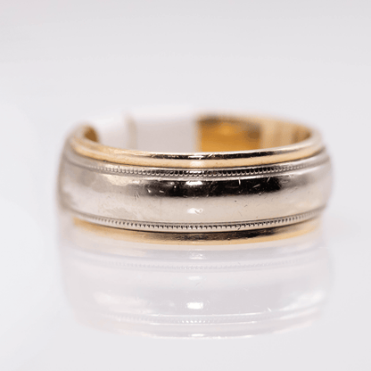 14KYG Wedding Band Gold & Silver Pawn Shop