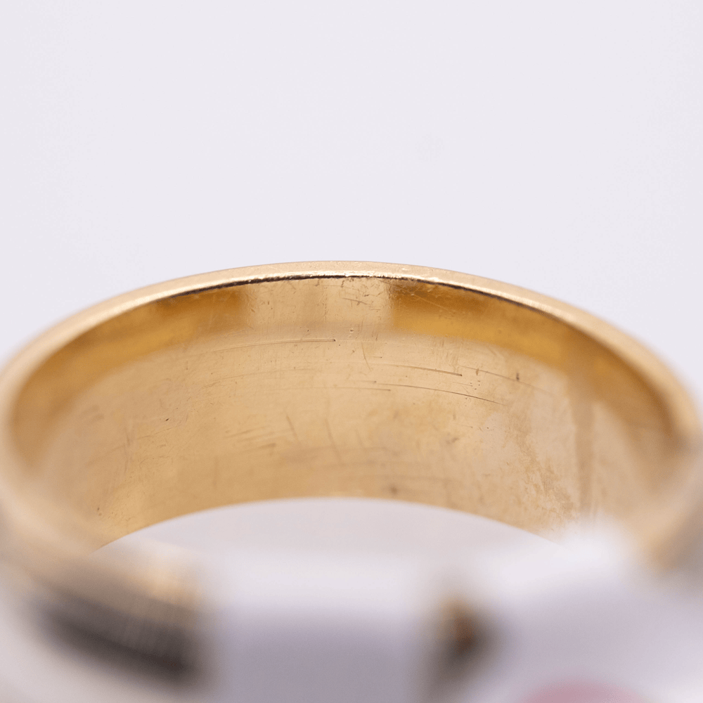 14KYG Wedding Band Gold & Silver Pawn Shop