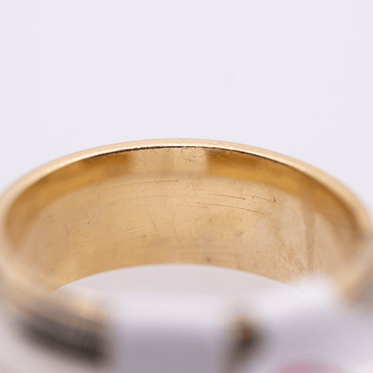 14KYG Wedding Band Gold & Silver Pawn Shop