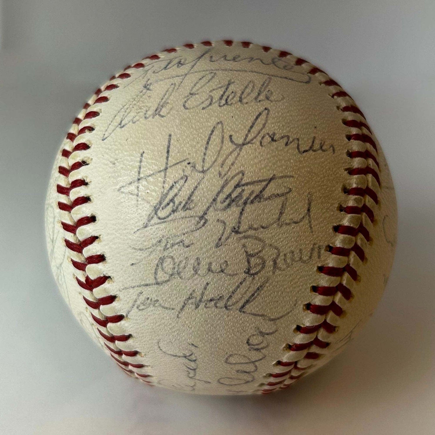 1965 SF Giants Team Sign Baseball One