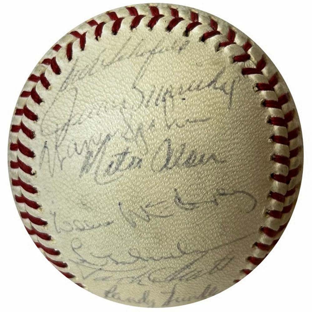 1965 SF Giants Team Sign Baseball Thumbnail