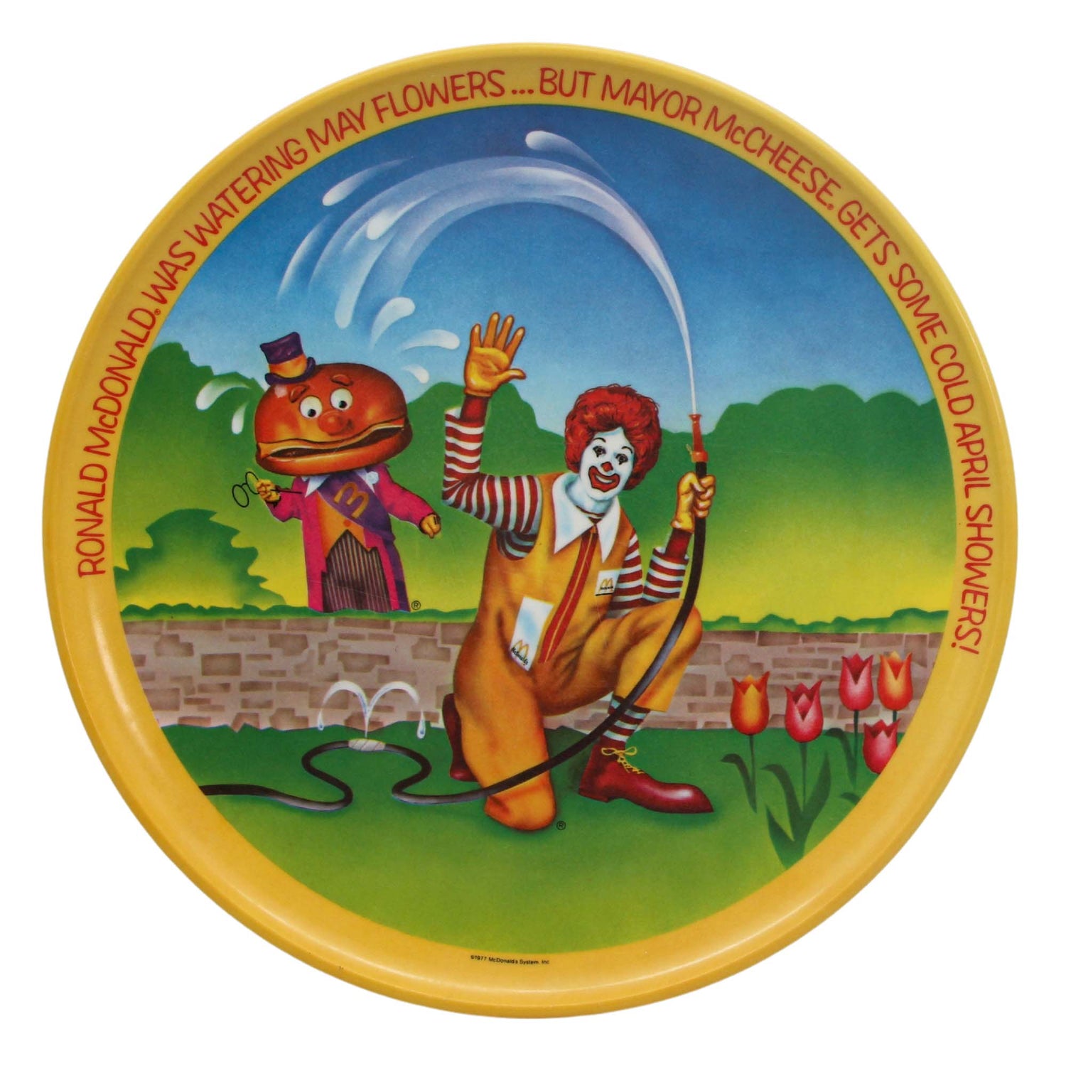 1977 McDonalds Plates Set of 4 Four