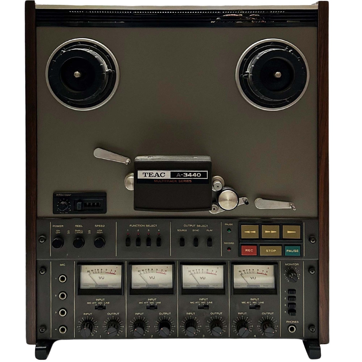 Teac A-3440 Multitrack Tape Deck – Gold & Silver Pawn Shop