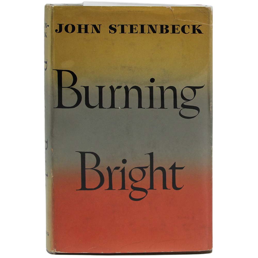 Burning Bright 1st Ed. Signed by Steinbeck Gold & Silver Pawn Shop