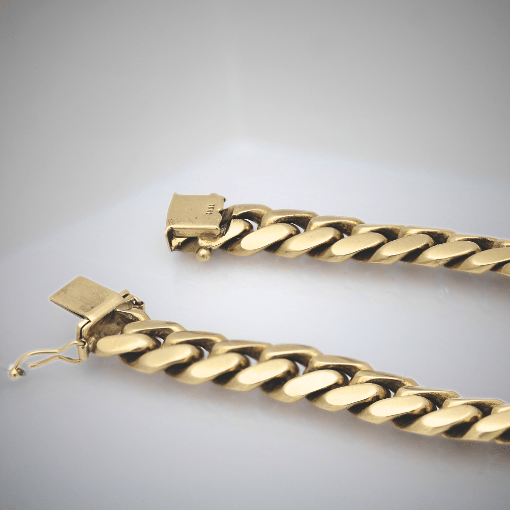 10k Cuban Link Gold Bracelet 66.5 Grams