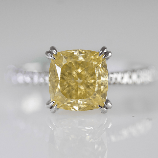14K Yellow Diamond Ring Gold & Silver Pawn Shop
