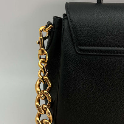 Versace Black Medusa Handbag Clip