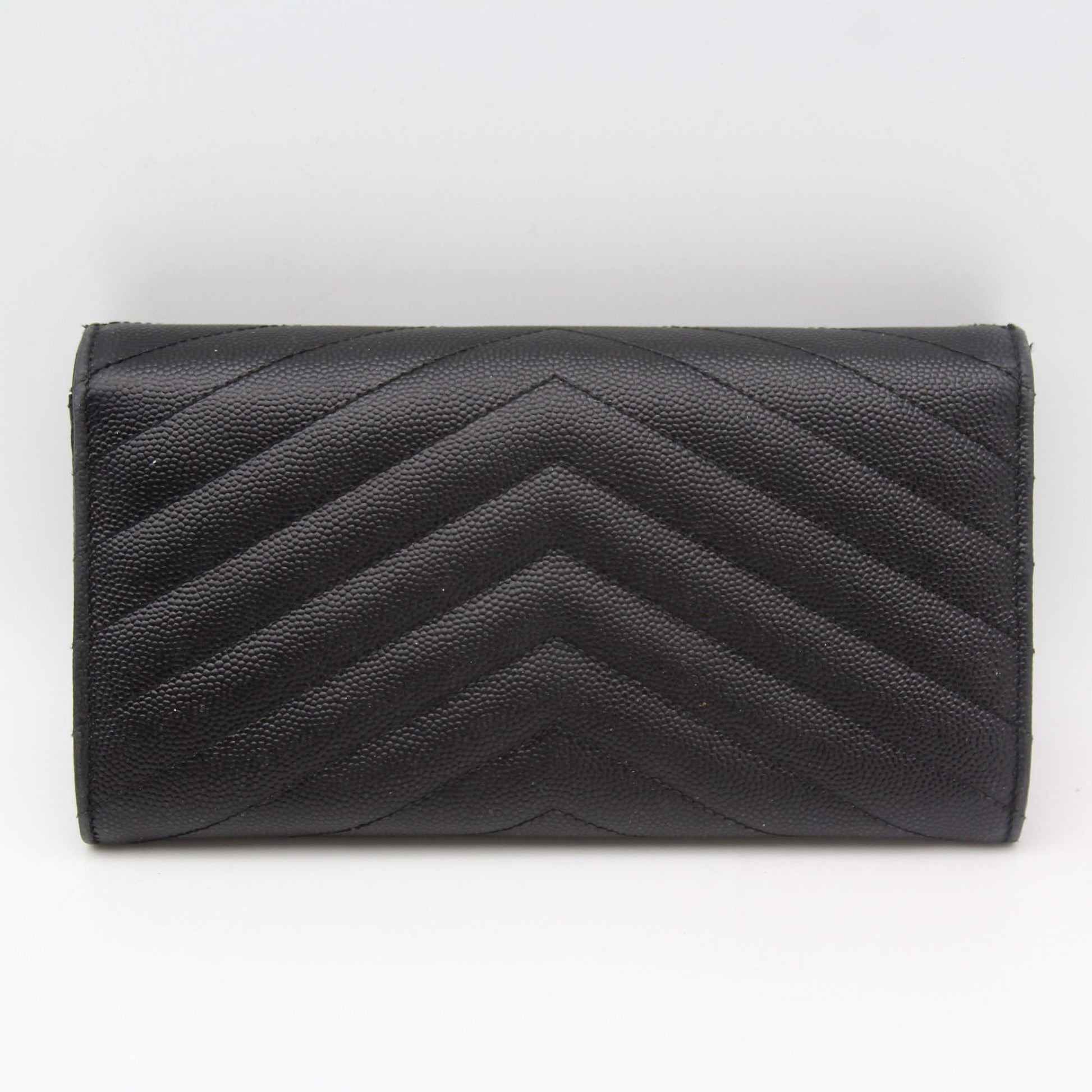 Saint Laurent YSL Black Wallet Back