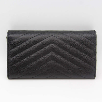 Saint Laurent YSL Black Wallet Back