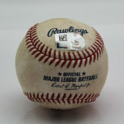 Miquel Cabrera Game Used Ball ZOOM