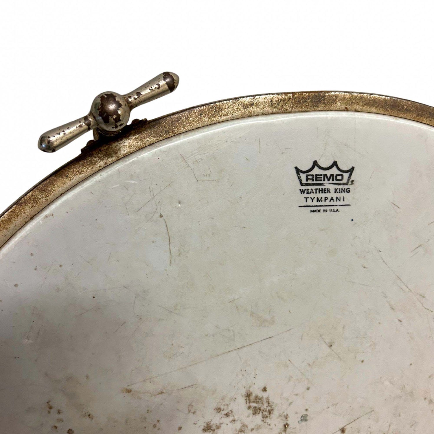 Vintage Wurlitzer Copper Orchestra Kettle Drums Remo