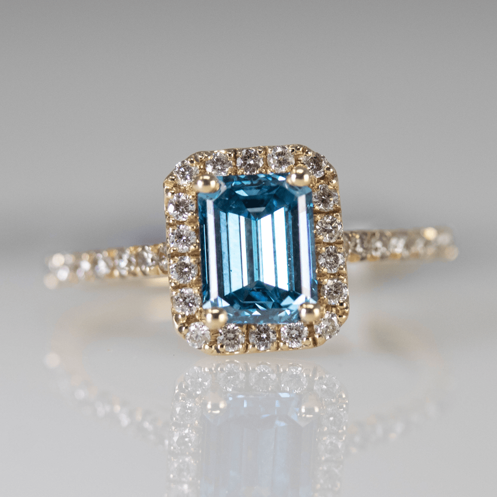 14K Blue Diamond ring Gold & Silver Pawn Shop