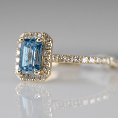 14K Blue Diamond ring Gold & Silver Pawn Shop