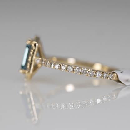 14K Blue Diamond ring Gold & Silver Pawn Shop