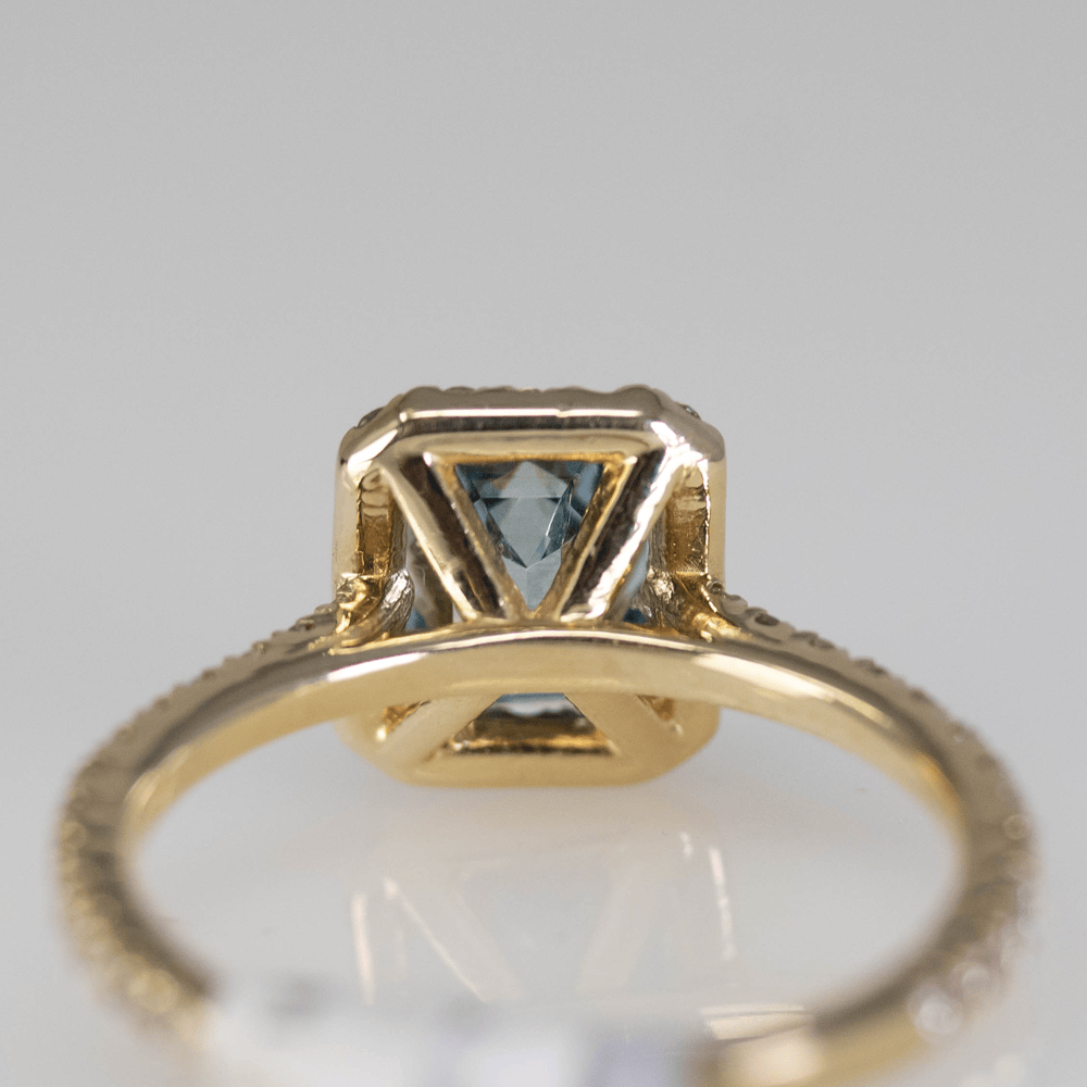 14K Blue Diamond ring Gold & Silver Pawn Shop