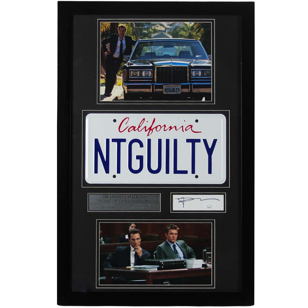 The Lincoln Lawyer Matthew McConaughey Signed Memorabilia Thumbnail