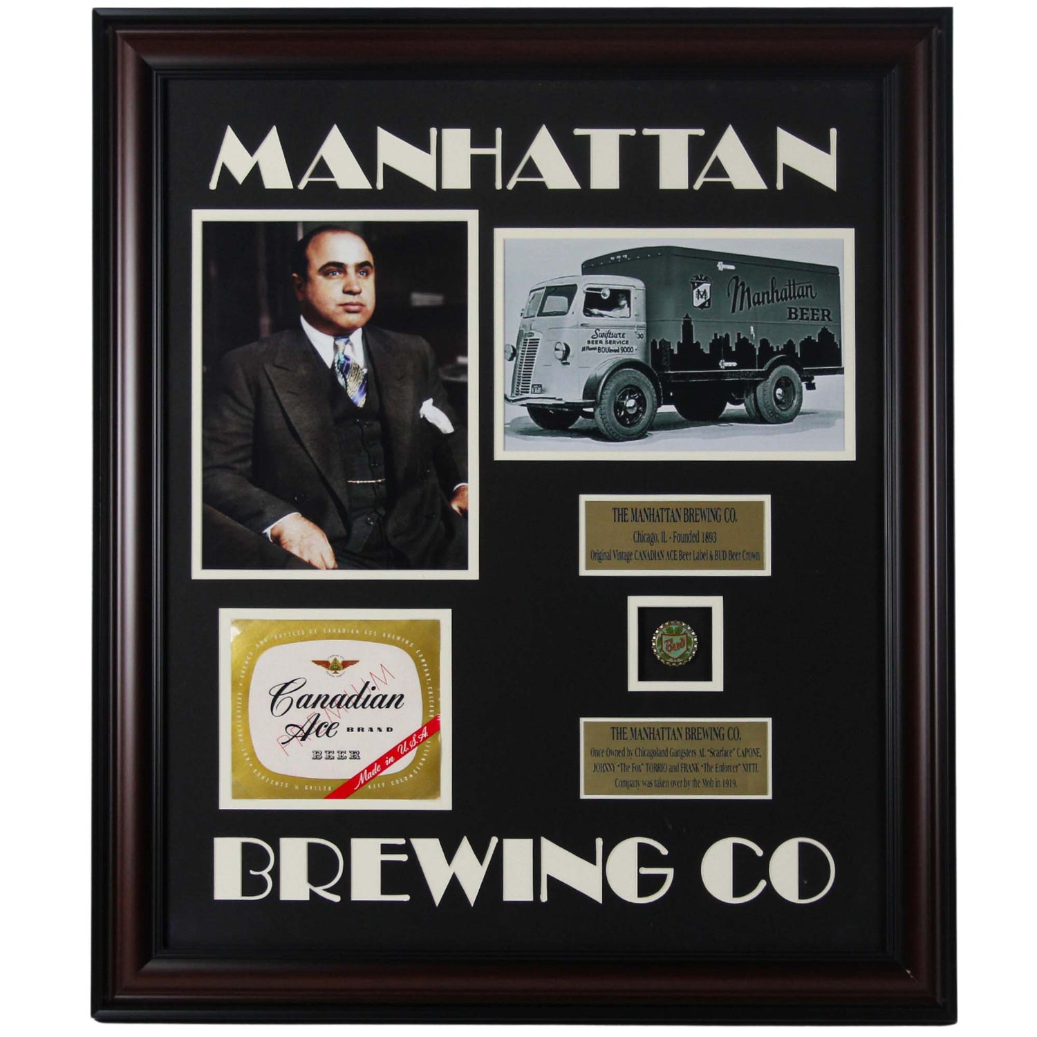 Al Capone Manhattan Brewing Co Memorabilia Front