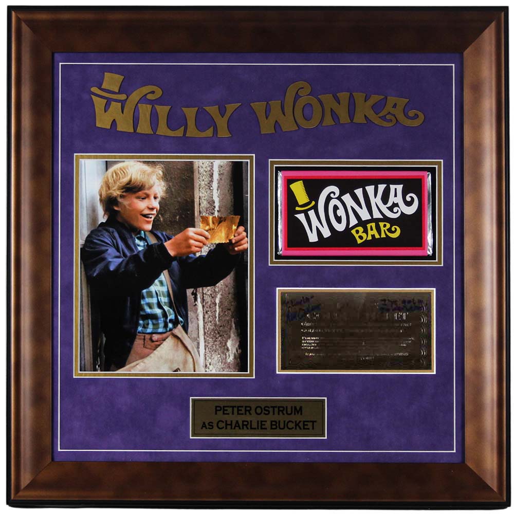 Willy Wonka Charlie Signed Memorabilia
