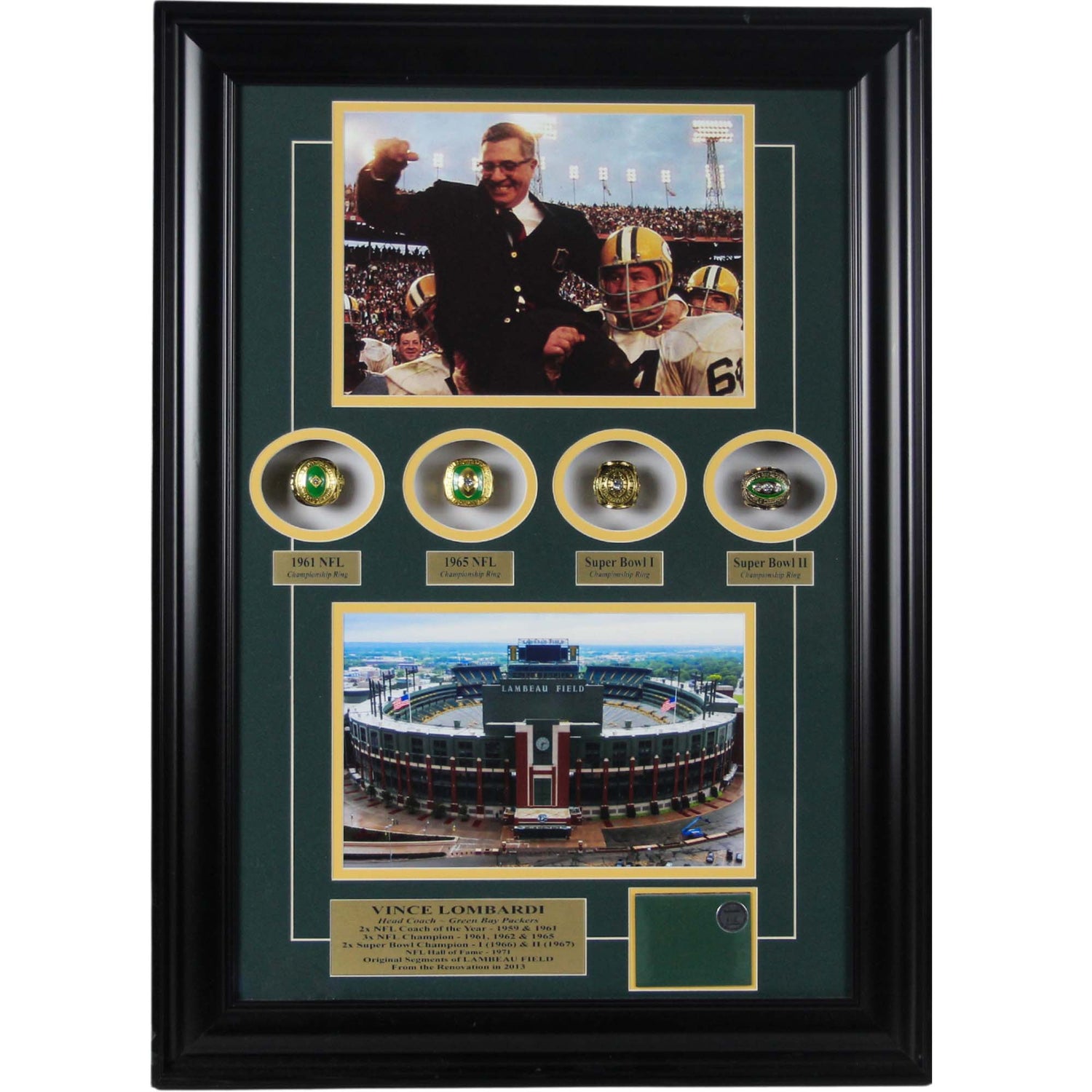 Green Bay Packers Vince Lombardi Signed Memorabilia Front