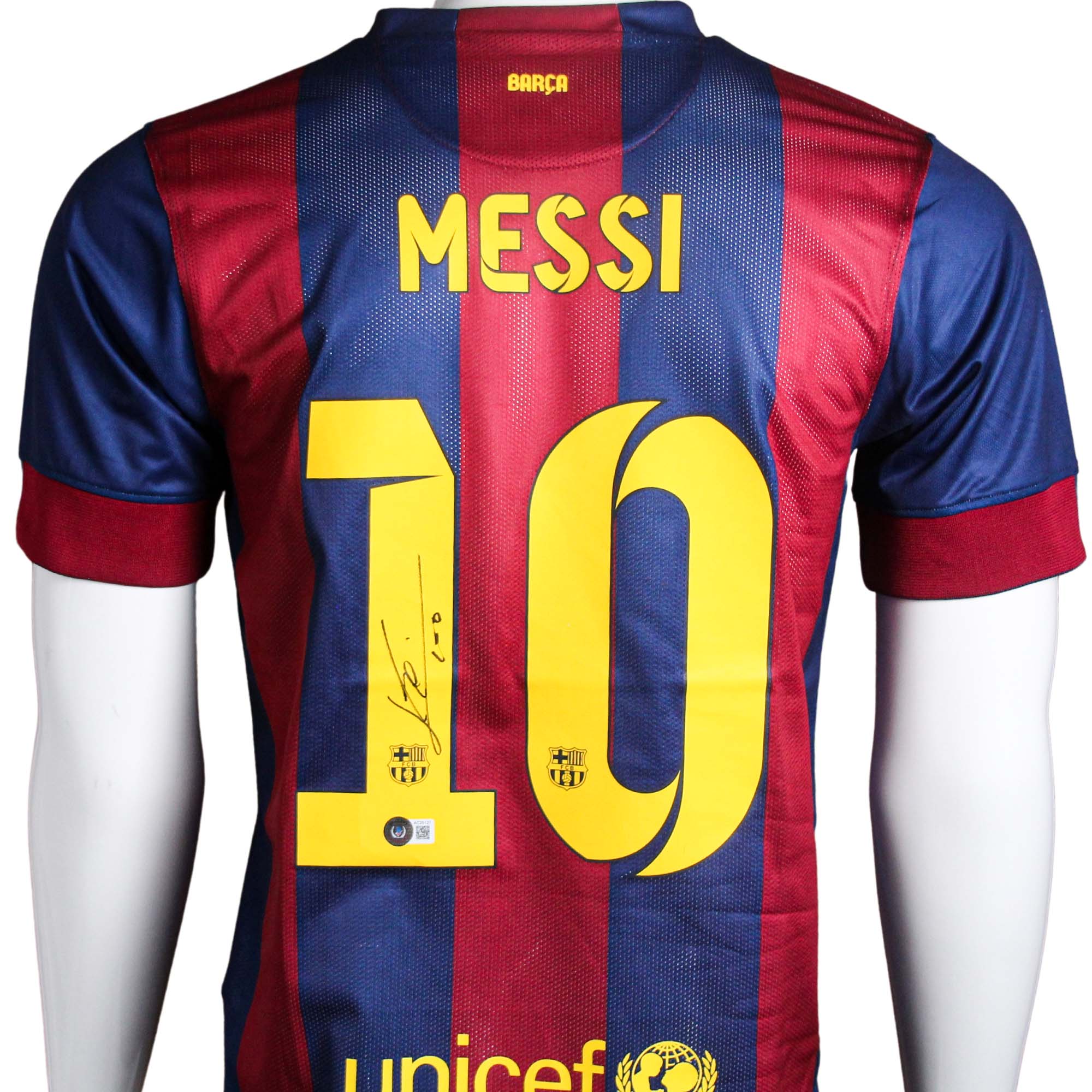 messi in barcelona jersey