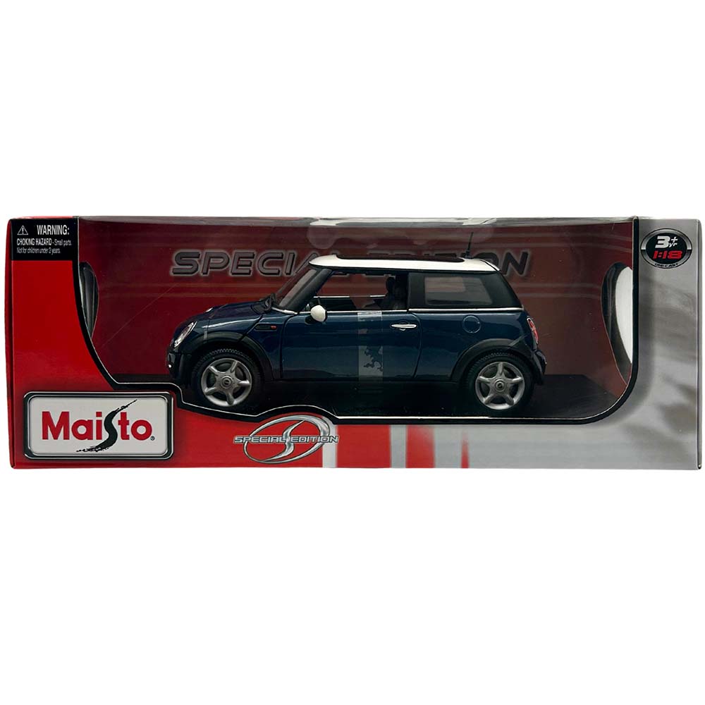 2011 Maisto Die Hard Metal Navy Blue Mini Cooper Thumbnail