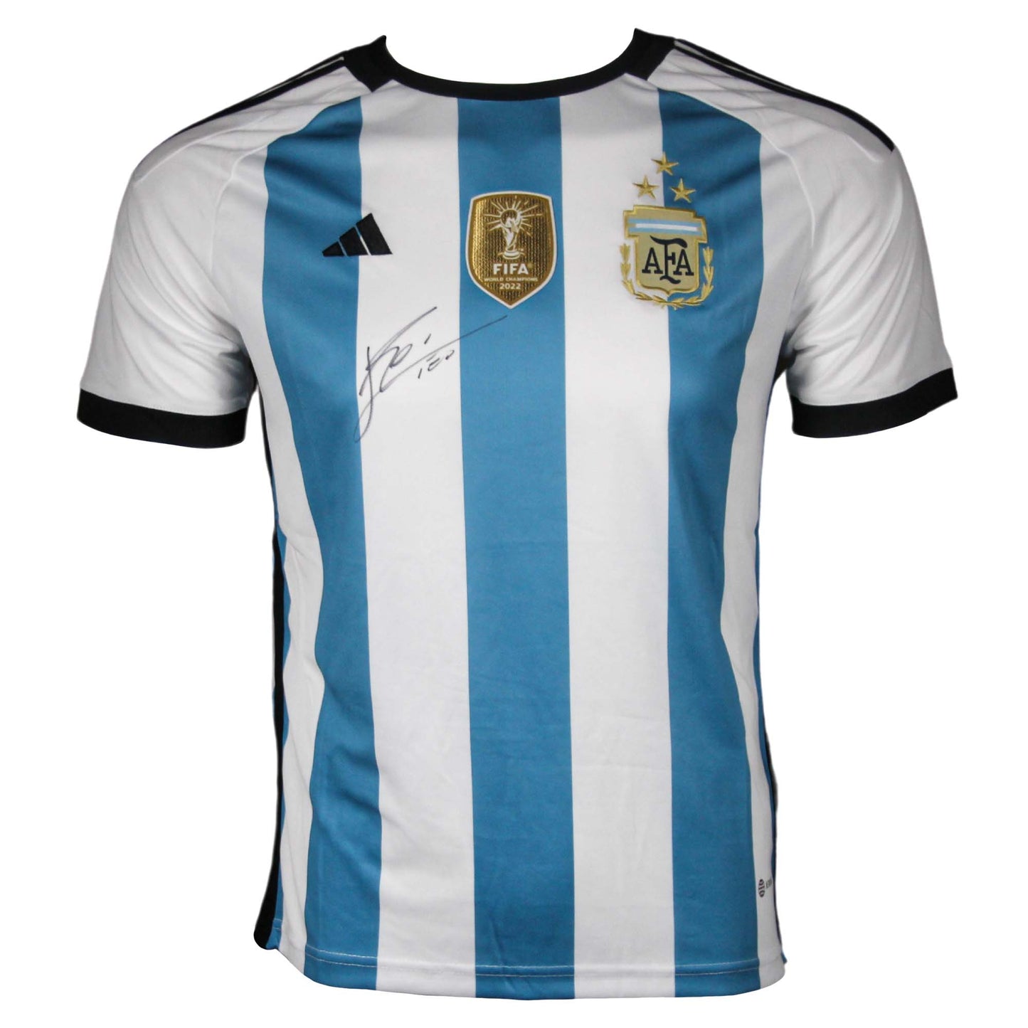 Lionel Messi Signed Stripped Jersey Front