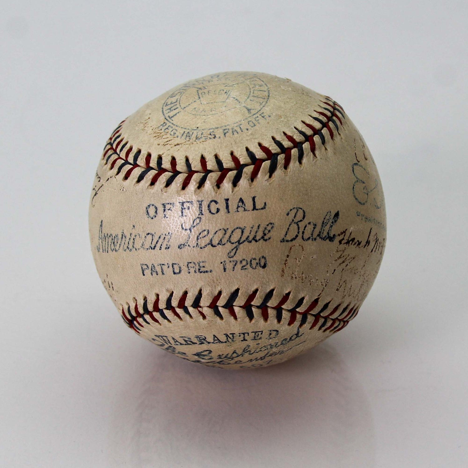 1931 Philadelphia Athletics Sport Signed Baseball JSA Front