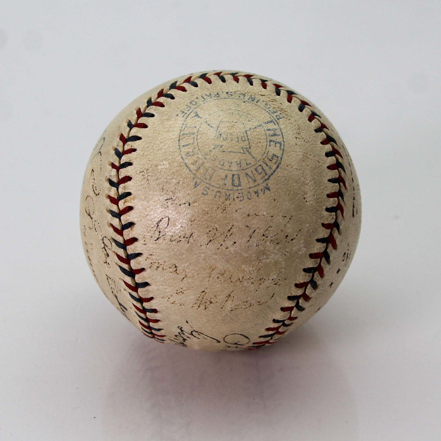 1931 Philadelphia Athletics Sport Signed Baseball JSA Label