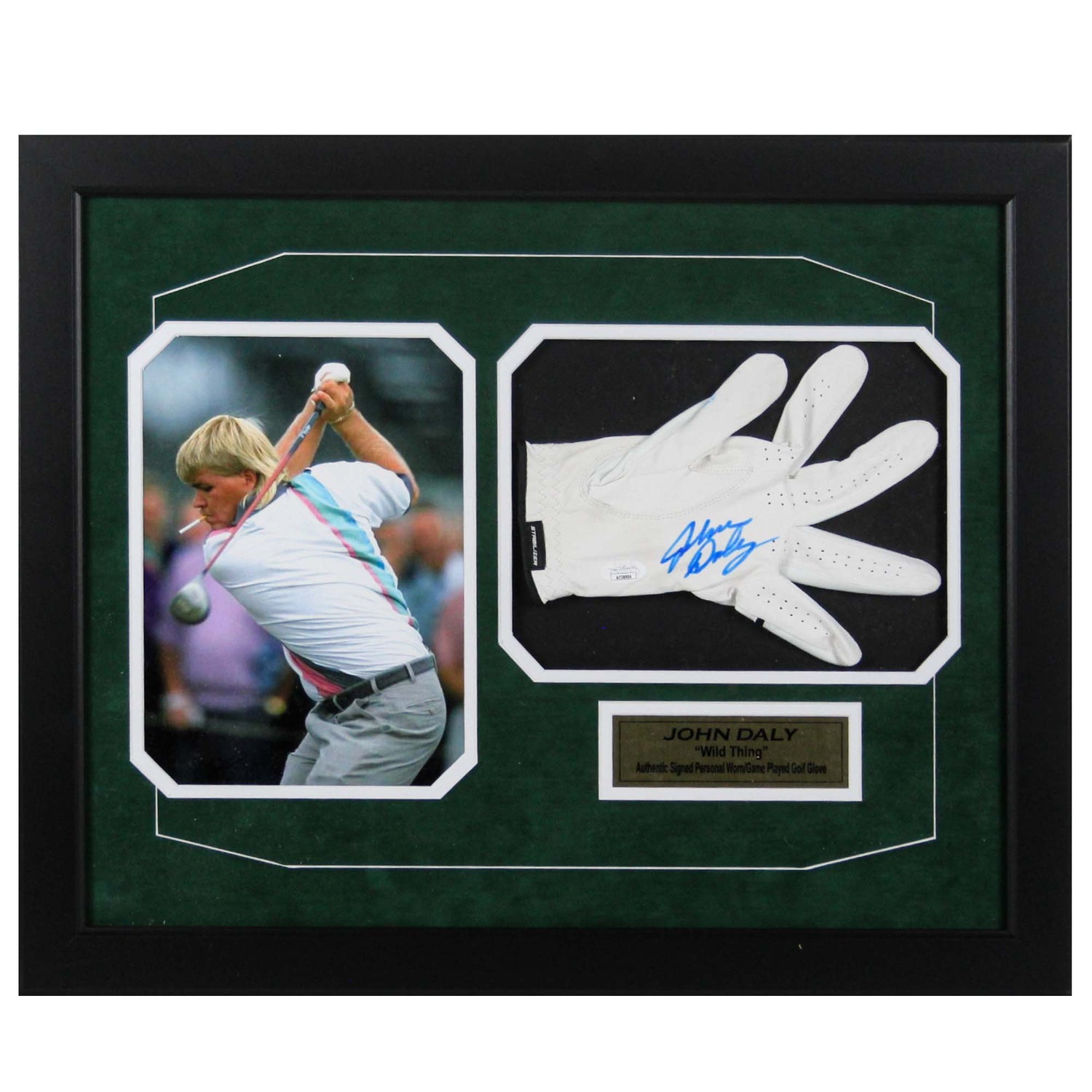 John Daly Signed Glove Memorabilia Frame