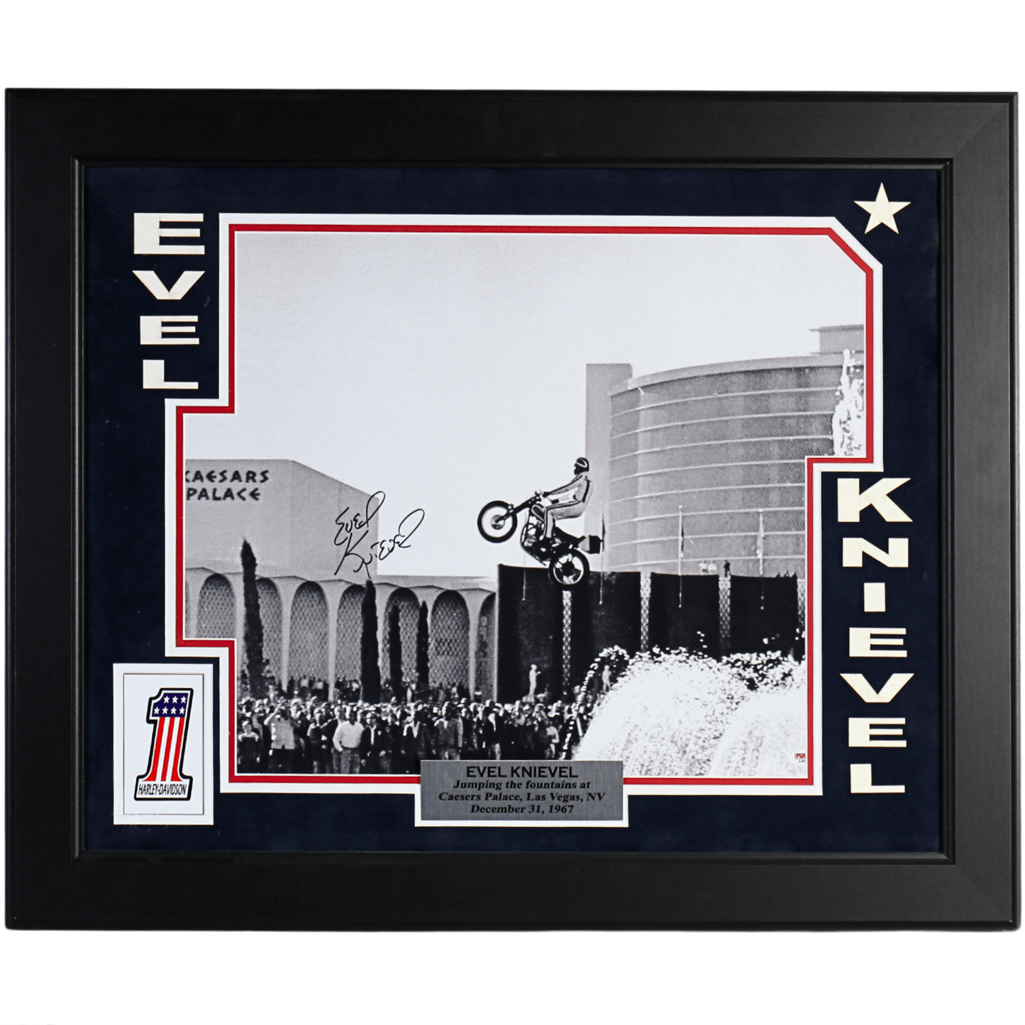 Evel Knievel Signed Memorabilia ZOOM