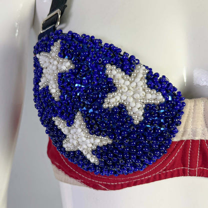 Taylor Dayne Costume Sequined Bra Close View