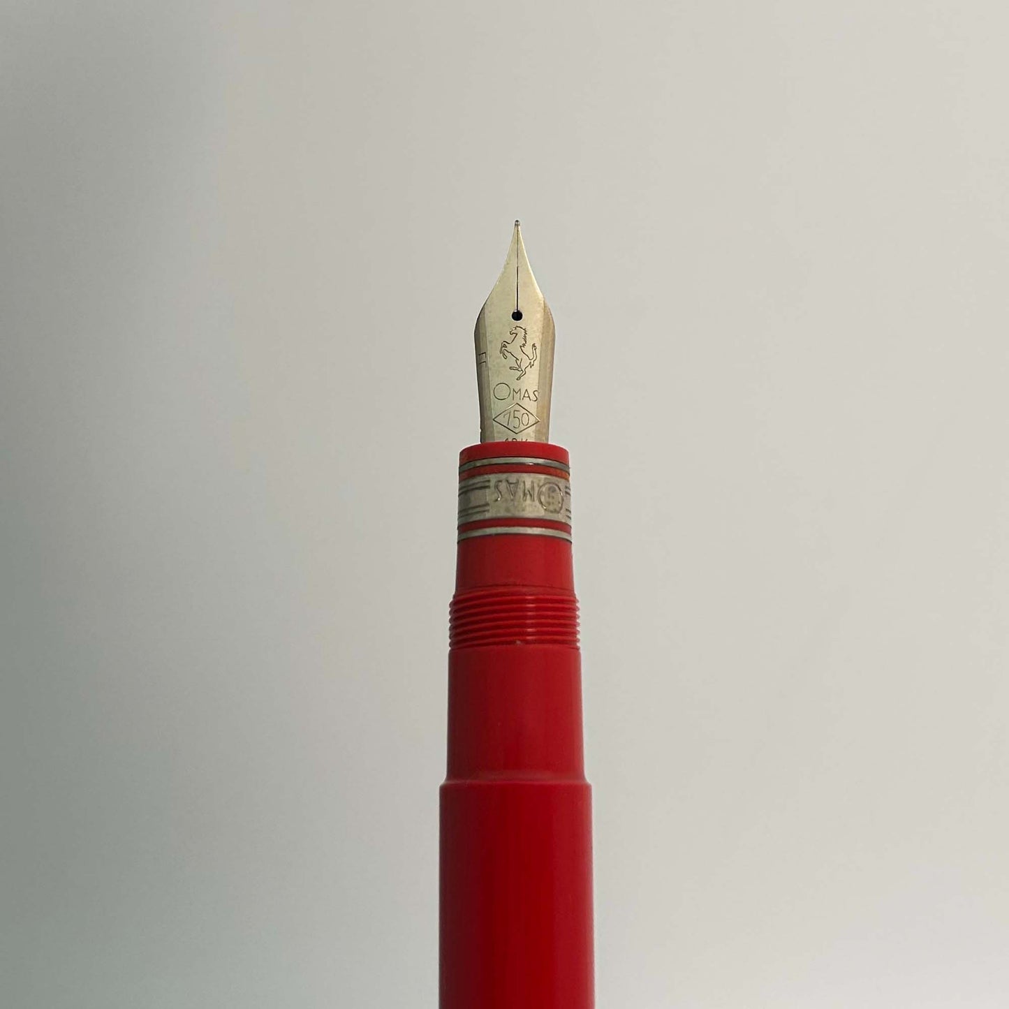 Red OMAS Fountain Pen (Ferrari) Text