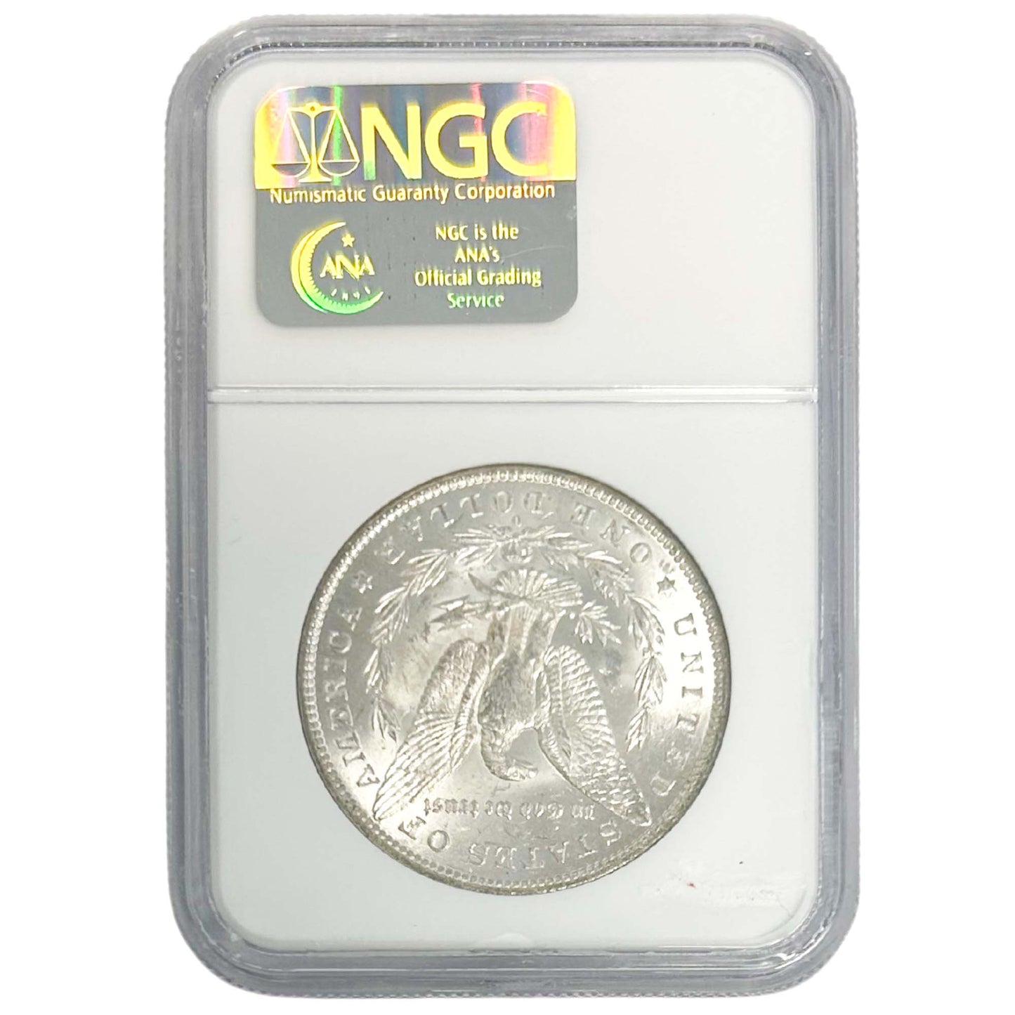 1884 O Morgan Silver Dollar NGCS MS63 Back 