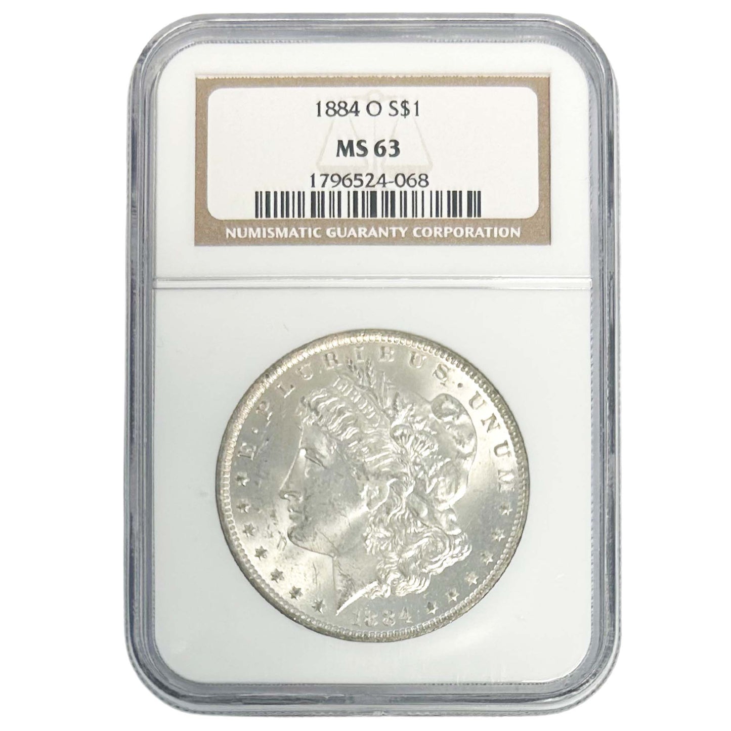 1884 O Morgan Silver Dollar NGCS MS63 Thumbnail